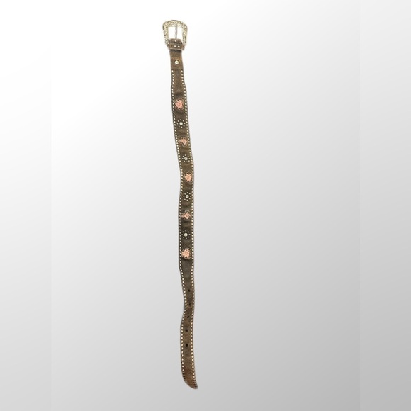 Girls Nicona genuine leather belt size 22 - Picture 2 of 5